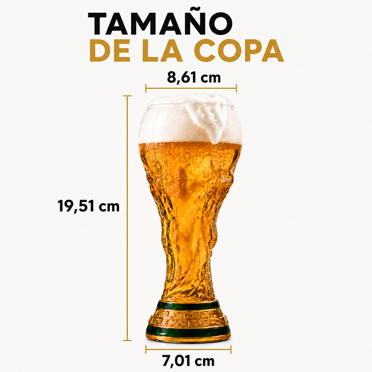 WRLDCUP™ - Vaso Copa del Mundo